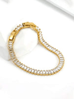 Pulseira de Rivière Baguette