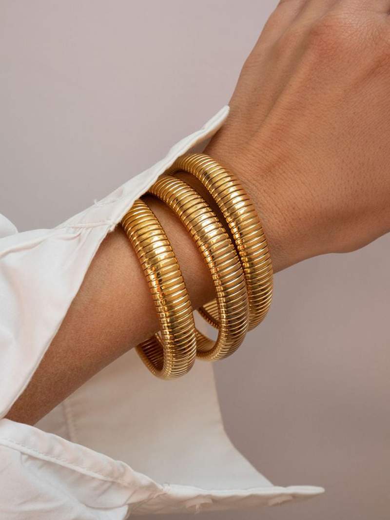 Bracelete canelada