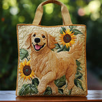 Saco Tote de Veludo Dourado