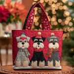 Saco Tote Schnauzer Feito à Mão