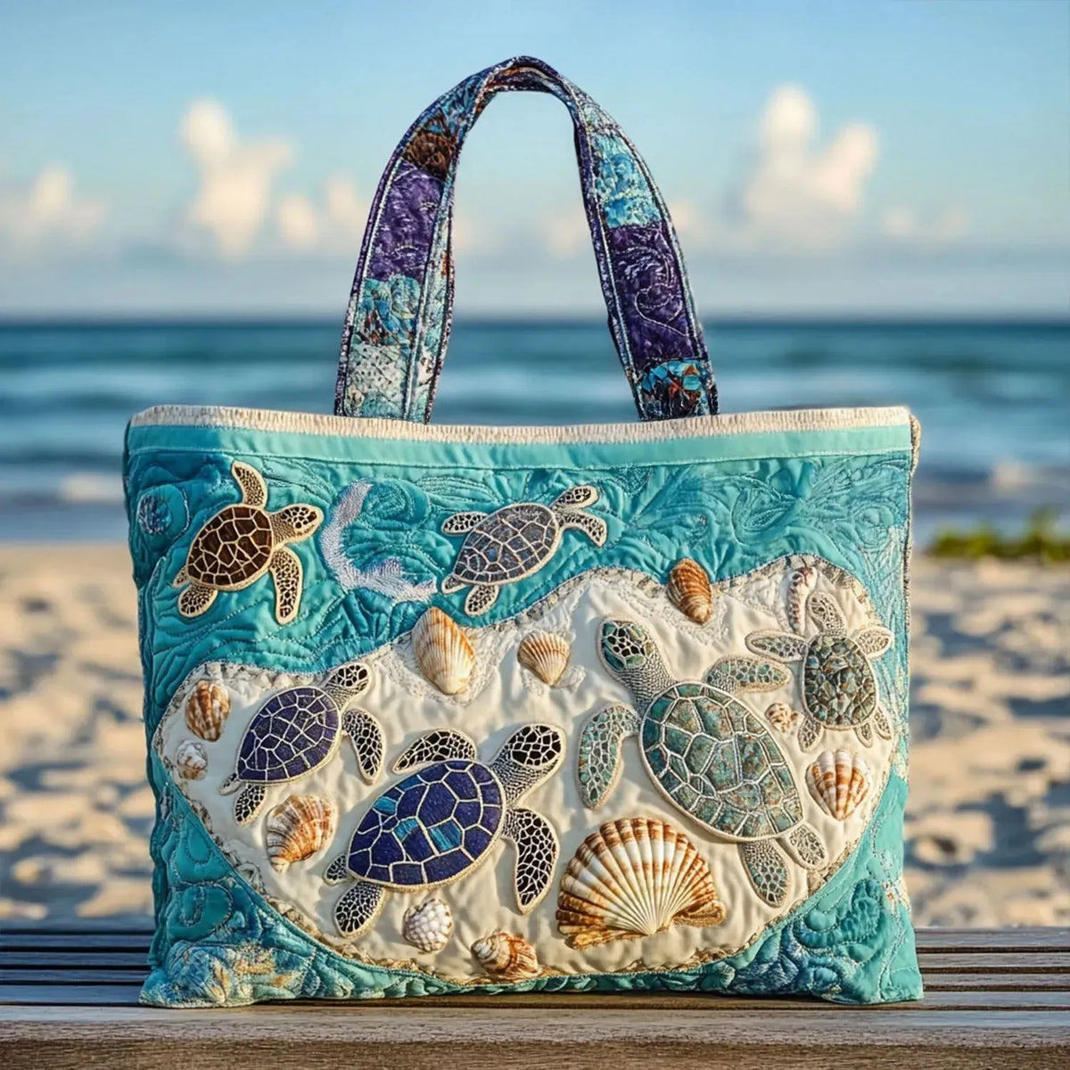 Saco Tote Turtle Embrace