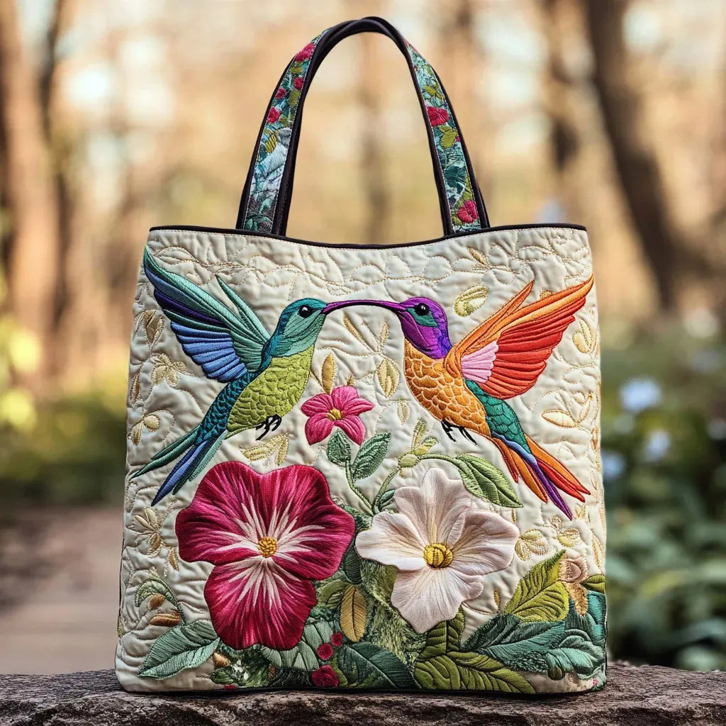 Saco Tote Forrado Hummingbird