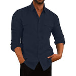 Camisa de Botão - Tecido Respirável
