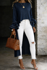 Vânia - Blusa Casual Denim