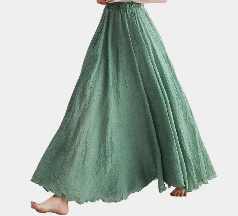 Saia Elegante de Cintura Alta