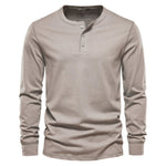 Camisa Henley - Mistura Suave Respirável