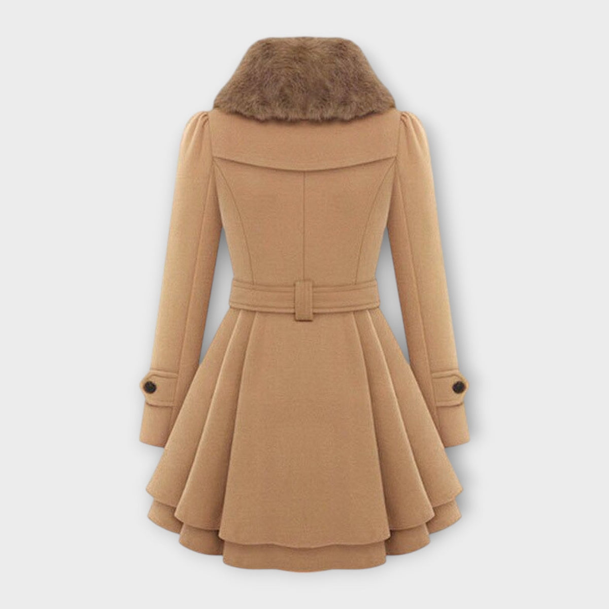 Ema - Casaco Elegante com Pele
