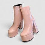 Carina - Botas com plataforma super alta com charme e confiança