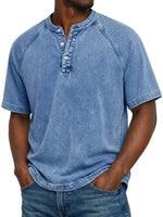 Pedro - T-Shirt Vintage com Botões