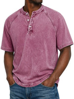 Pedro - T-Shirt Vintage com Botões