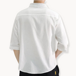 Camisa - Gola Mandarim Elegante