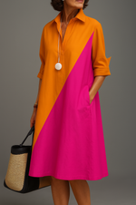 Barbara | Vestido midi elegante e descontraído