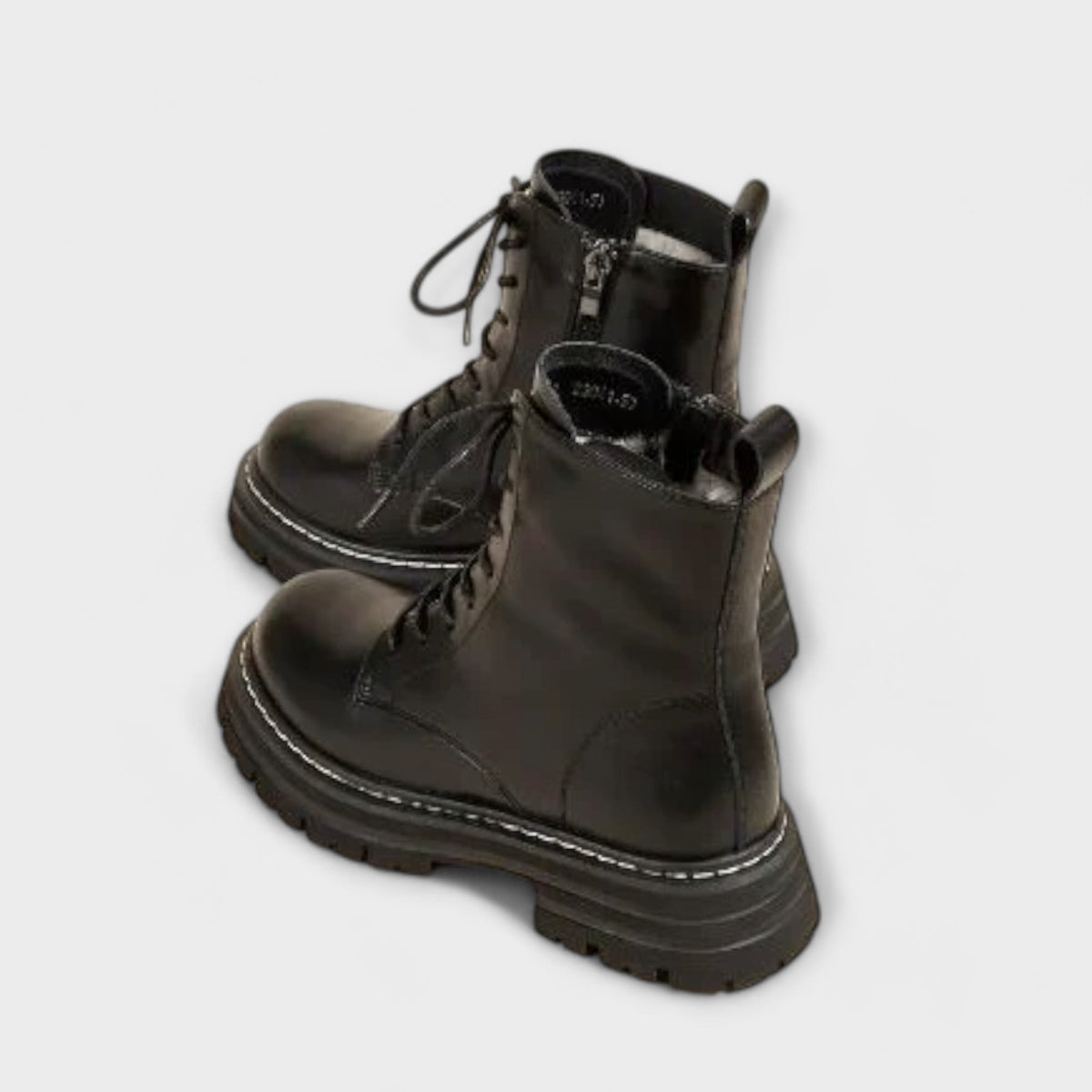 Flávia - Botas de couro para mulher