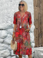 SUSANA | VESTIDO MIDI VIBRANTE