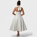 Efi - Vestido midi texturado