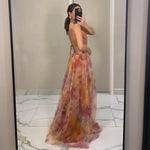 Margarida - Vestido Maxi Com Estampado Floral