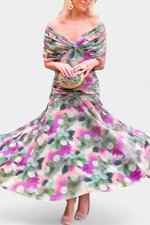 Luana - Vestido elegante com decote em V