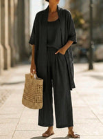 Linnea™ | Conjunto de Linho Leve