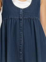 Iva - Vestido Maxi de Denim Vintage